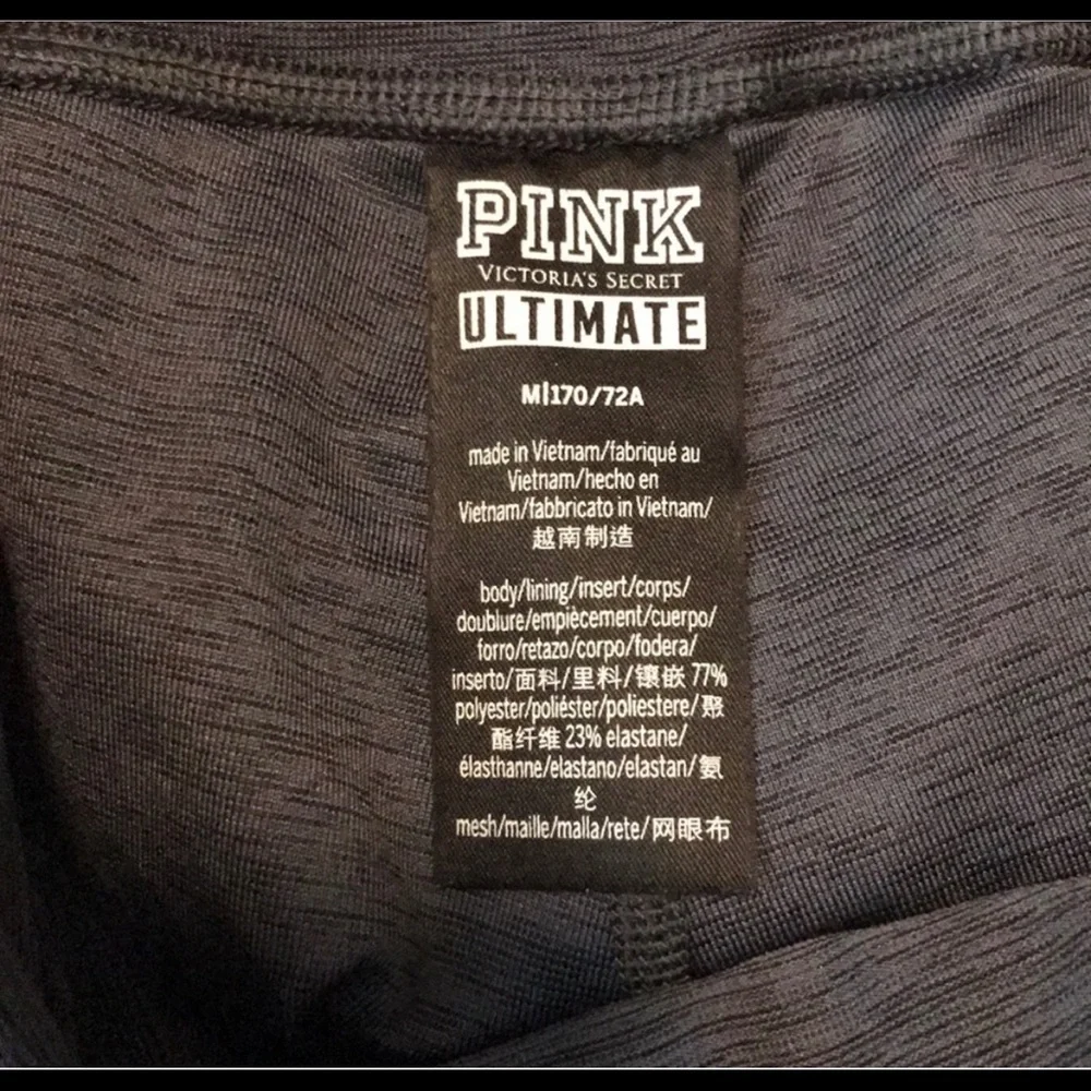 5 Piece Bundle Pink Champion Gap Fit Size M Black White Gray Yoga Work out